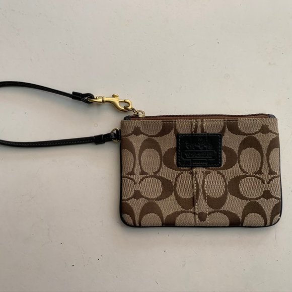 Coach Handbags - Coach Neutral Clutch (wrislet)